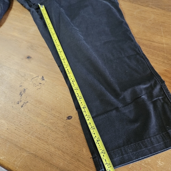 Z. Cavaricci Women's Cropped Cotton Pants Black Size 14 - Picture 10 of 11